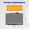 SYNTHACY Aluminum Radiator Compatible with Honda Accord 1998-2002 2.3L/3.0L