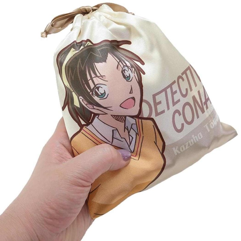 Detective Conan Drawstring Bag Ribbon Drawstring / Heiji & Kazuyo