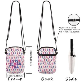 In My ZumbaEra Make-up-Tasche,Dance-Geschenk für Lehrer, Geschenk für Dance-Liebhaber, Kosmetiktasche mit Aufdruck