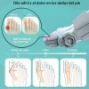 5 Pzas Corrector Y Separadores De Juanete Ajustable Gris Universal