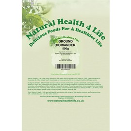 Natural Health 4 Life Dried Spices Ground Coriander Seasoning 500 g in Resealable Pouch (1 Pouch)