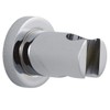 Nuie A377 Luxury Round Wall Bracket, Silver