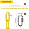 2Pcs 80" Swing Chain with Carabiners 1000 LBs Capacity Heavy