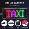Led Light Signs for Car, Taxi Windshield Led Stickers, Flexible