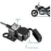 PopBabies Cargador Moto Doble Usb 2.1a Celular Gps Adaptable Universal
