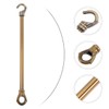 MOLUCKFU Chandelier Load-Bearing Rod Ceiling Light Support Tubewith Hooks