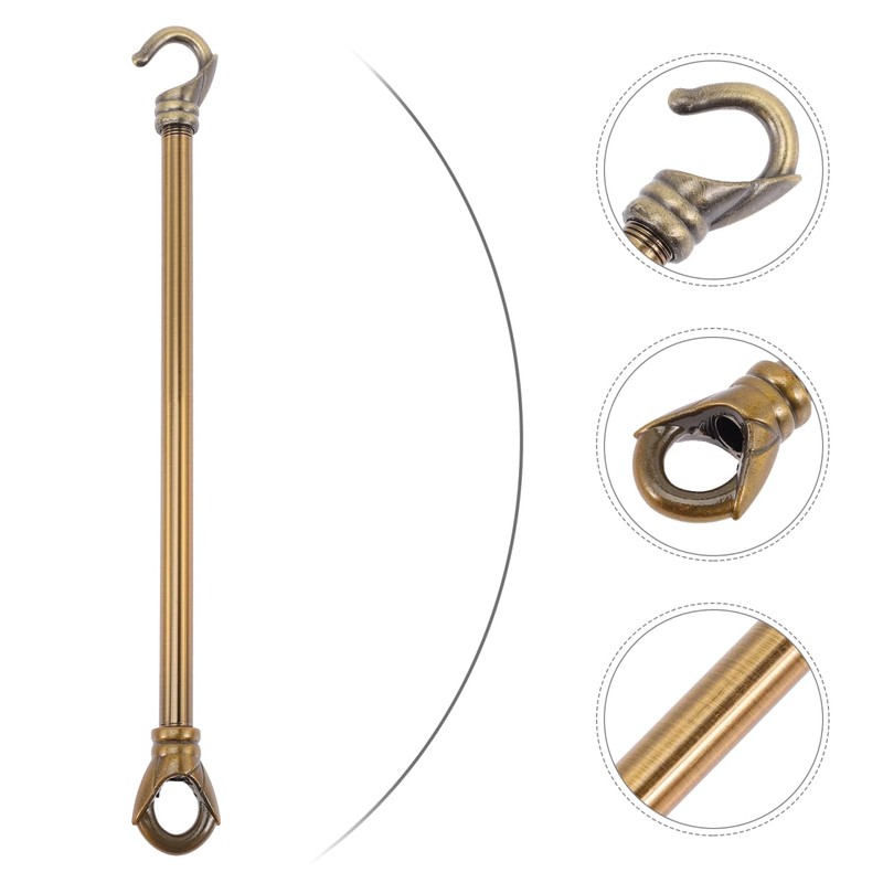 MOLUCKFU Chandelier Load-Bearing Rod Ceiling Light Support Tubewith Hooks