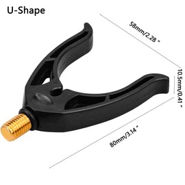 4 pieces rod rest fishing rod rest rod pods carp fishing butt rests rod rests for fishing sleeves thread M3/8 (U-shape)