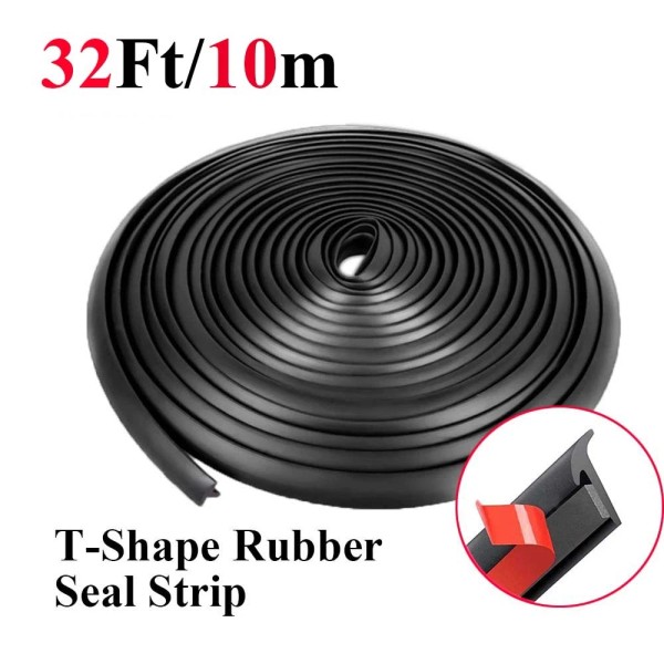 Unbranded 10M For Toyota T Shape Rubber Seal Weather Strips