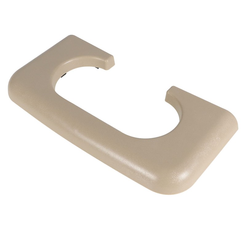 SEBLAFF Car Cup Holder Pad Center Console Beige Plastic Cup