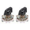 QUARKZMAN 2P5T Rotary Switch 2 Pin 5 Position Band Selector