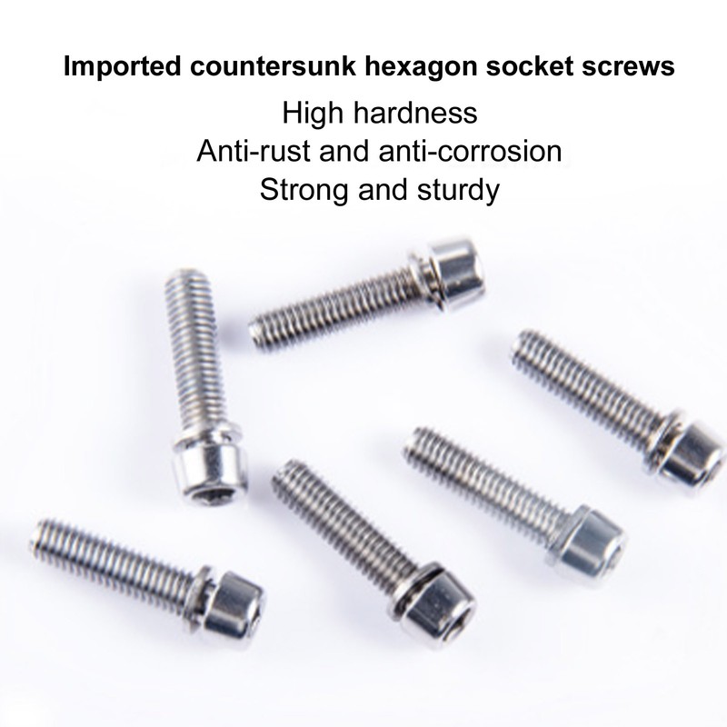 Bicycle Hollow Riser Stem Speed Drop Aluminum Alloy Short Handle