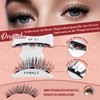 Higu clace Magnetic Eyelashes, Magnetic Eyelashes Without Eyeliner, Magnetic Eyelashes