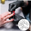 IWOWHERO 10pcs Star Pendant Jewelry Rhinestones Nail Charms for Nail