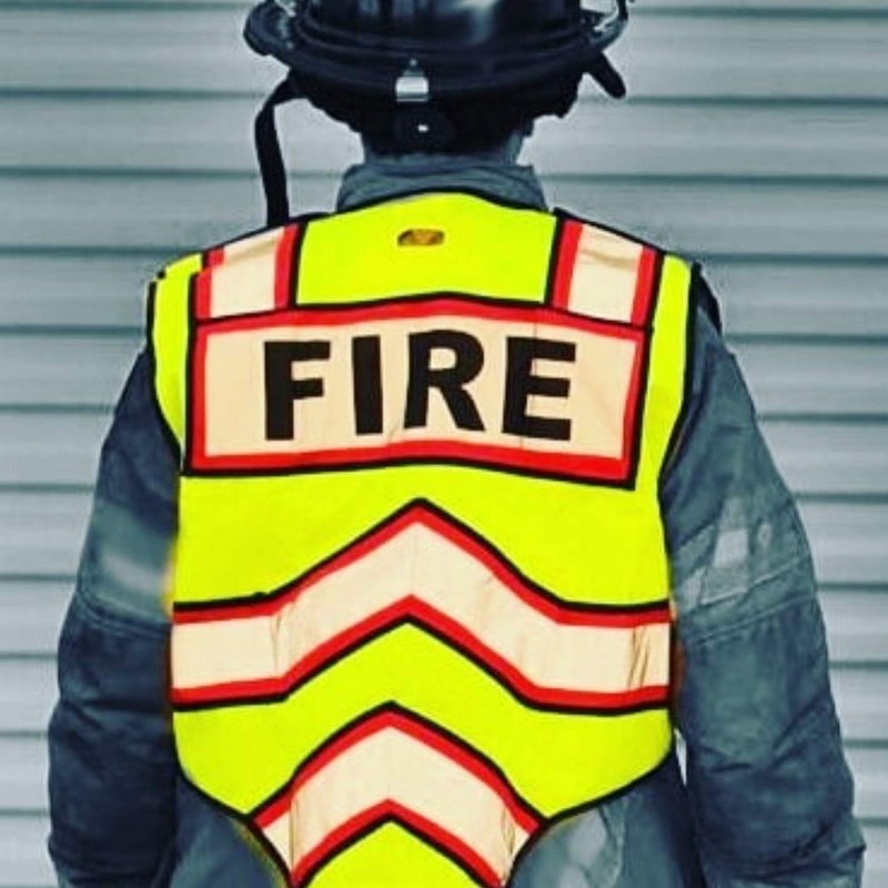 FIRE NINJA - Ultrabright Safety Fire Vest | Class 2