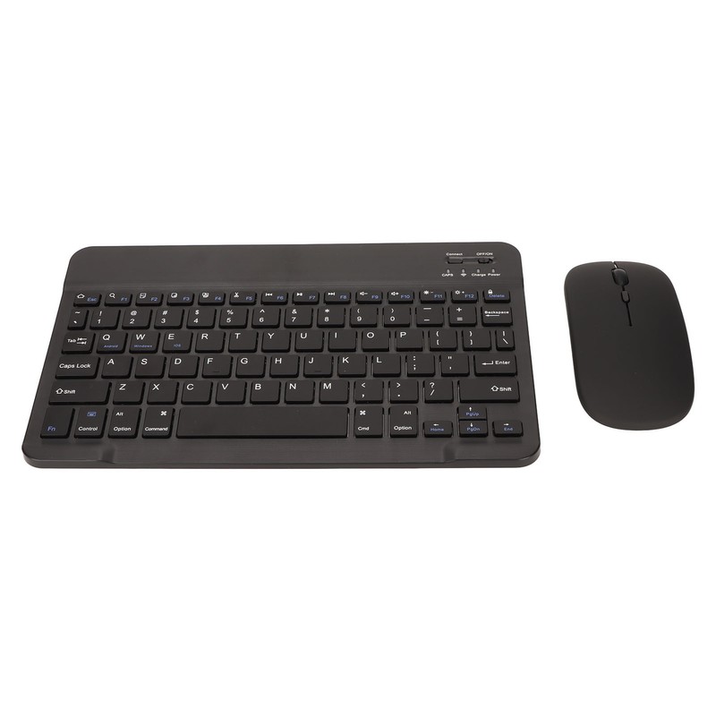 Wireless Keyboard Mouse 2.4G Bluetooth Dual Mode Rechargeable Portable External