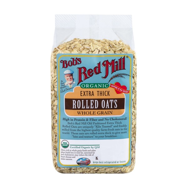 Bob's Red Mill Rolled Oats Thick Organic 453g