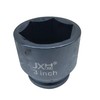 1" Drive 3" Jumbo Impact Socket, 6-Point, Heat Treated Cr-Mo