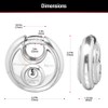 Master Lock 40TRI Shrouded Stainless Steel Disk Padlock with 2-3/4"