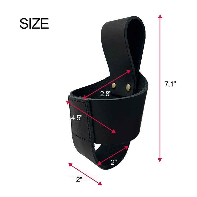 Della Stella Compound Bow Belt Holder Bag for Resting, Standing,