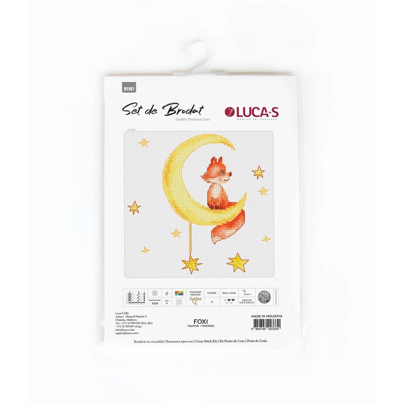 Luca-S SRL Fox - Cross Stitch Kit Luca-S