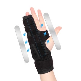 joingood Pinky Finger Splint, Boxer Fracture Splint, Metacarpal Splint for 4th or 5th Finger, Finger Splint for Broken Finger Trigger Finger Arthritis Tendonitis,Fits for Left & Right Hand (Mesh,L/XL)