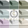 LuxClub 6 PC Sheet Set Bamboo Sheets Deep Pockets 18"