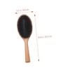 minkissy Female Comb Wooden Brush Massage Hair Combs Comfortable Non-slip