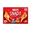 Cheeze-It Snap'd Cheesy Baked Snacks Multipack 42Count 0.75 Oz Net