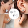 Ear Piercing Gun Kit - Lyuxzad 6Pcs Disposable Ear Piercing