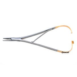 TC Mathieu - Soportes para agujas de carburo de tungsteno con mandíbulas dentadas (tamaño seleccionado) | Medixplus (14 cm)