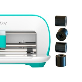 4-Pack Rubber Rollers Compatible with Cricut Joy – Premium Replacement Pinch Rollers for Smooth and Precise Cutting – 2 Rollers in Use + 2 Spares