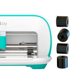 4-Pack Rubber Rollers Compatible with Cricut Joy – Premium Replacement Pinch Rollers for Smooth and Precise Cutting – 2 Rollers in Use + 2 Spares