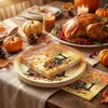 40 Pcs Fall Paper Plates and Napkins 9 inch Dinner
