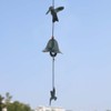 Metal Bird Shaped Hanging Wind Chime Home Garden Backyard Decoration