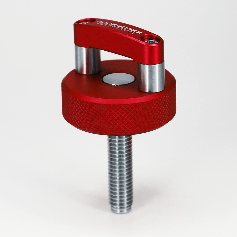 ROCKWORKX Billet Aluminum JKU Hard Top Quick Removal Fastener Thumb
