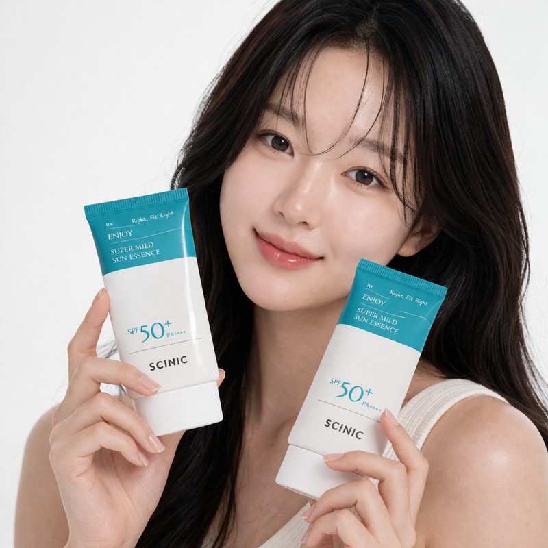 Cynic Enjoy Super Mild Sun Essence 50ml 1+1 SPF50+ Hypoallergenic