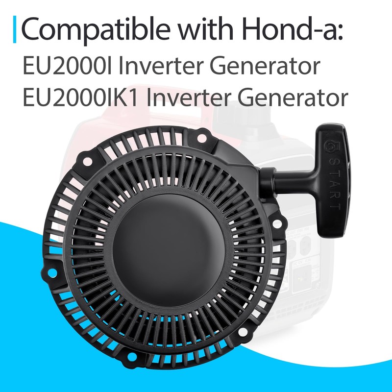 Pull Start Recoil Starter Compatible with Hond-a EU2000i Inverter Generator