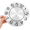 LALAFINA DIY Wall Clock Dial Unique Round Clock Panel for