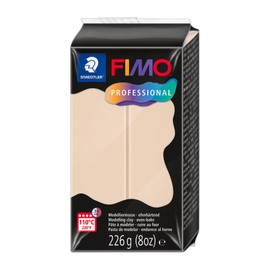 STAEDTLER FIMO Professional 8042-44 Oven Hardening Modelling Clay, Especially for Professionals and Artists, Single Product Beige, 8042-44