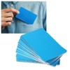 50Pcs Blue 0.45mm Thicken Marking Metal Card Test Material Nameplate