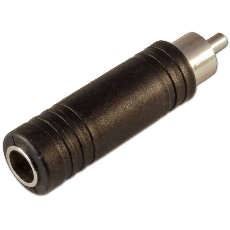 6.35mm 1/4" Mono Female Jack Socket to Single RCA Phono