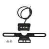 Motorcycle License Plate Lamp Blue LED with Bracket Univeral for