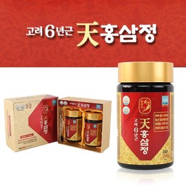 한삼수 고려6년근 천홍삼정 240g 2병 명절선물 Hansamsu 6-Year-Old Red Ginseng Extract 240g 2 Bottles Gift Set