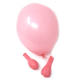 Premium Balloons in Pink White - Made in Germany - 100% Natural Latex & 100% Biodegradable - Pack of 50 - Birthday Party Carnival - Suitable for Helium - twist4®