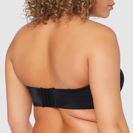Lilyette by Bali Women's Tailored Strapless Minimzer Bra, Black, 40D