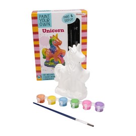 GICO Children's DIY Unicorn Figure for Painting Girls Boys Children Gift Craft Set for DIY Crafts and Design DIY 444