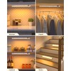 WILLED 3000K Closet Lights Motion Sensored, Battery Display, 60 LED