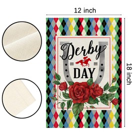 Kentucky Decorations Kentucky Garden Flag Banner Horse Racing Party Favors Kentucky Decorations and Supplies for Home Party