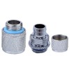 2pcs Water Cooling Fitting Soft Tube Compression Fitting G1/4 Soft